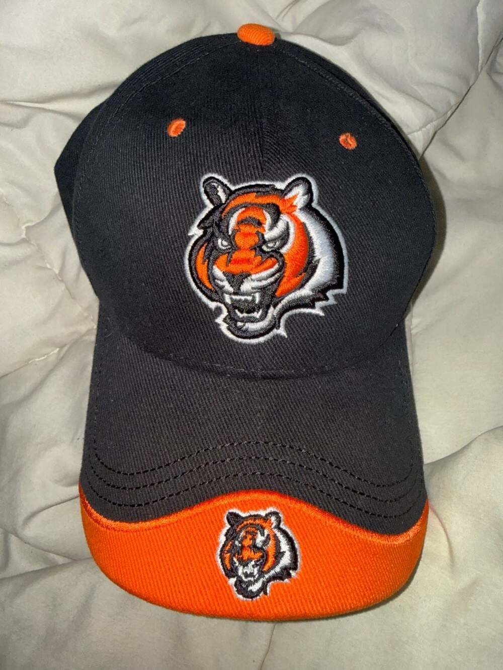 Reebok Cincinnati Bengals NFL Black and Orange Adjustable Baseball Cap